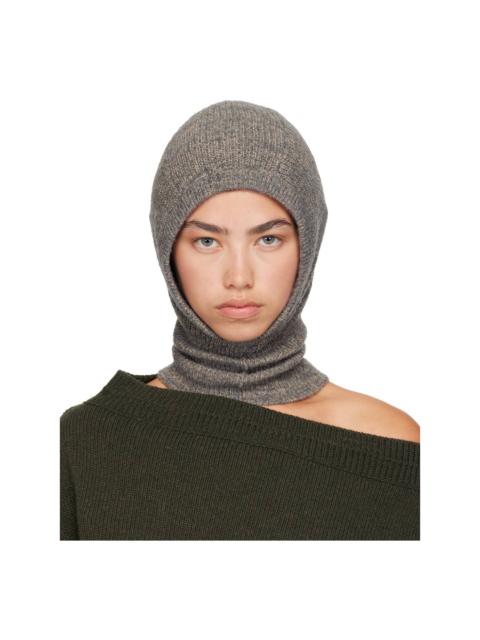 Maison Margiela Gray Wool Cotton Balaclava