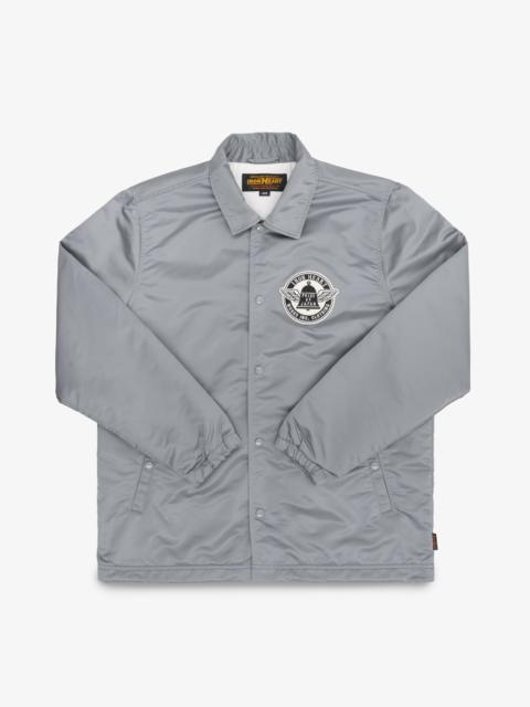 Iron Heart IHJ-160-GRY 4.8OZ NYLON COACH JACKET - GREY