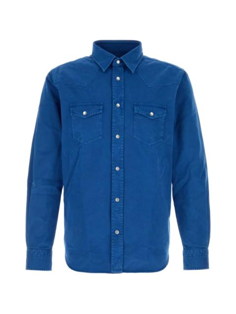 TOM FORD Tom Ford Blue Denim Shirt