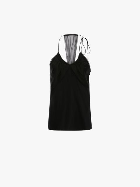 Victoria Beckham Gathered Cami Top In Black