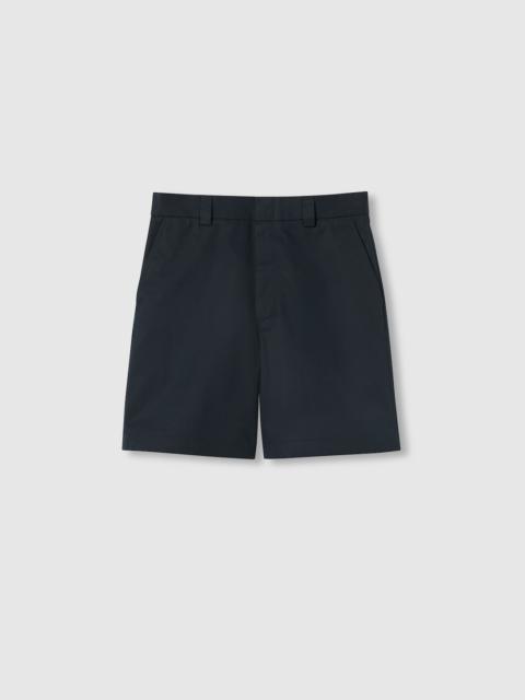 GUCCI Double cotton twill short with Web