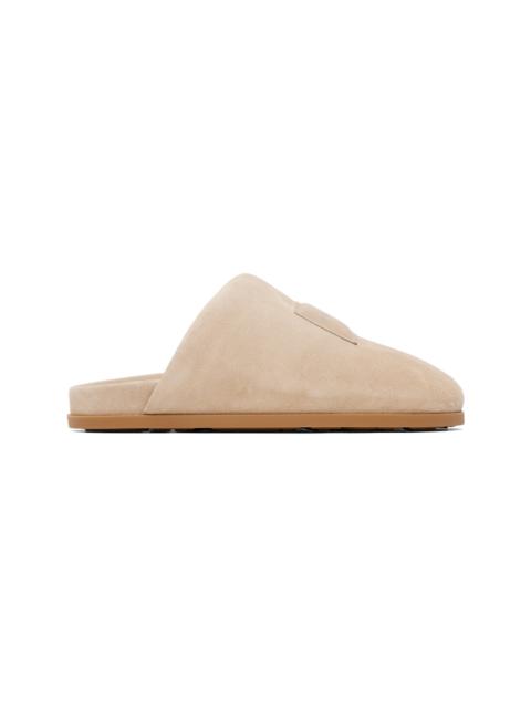 Givenchy Beige Puffy Mule Loafers