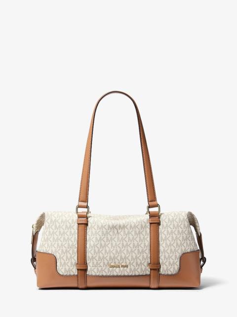 MICHAEL KORS Teddi Large Signature Logo Shoulder Bag