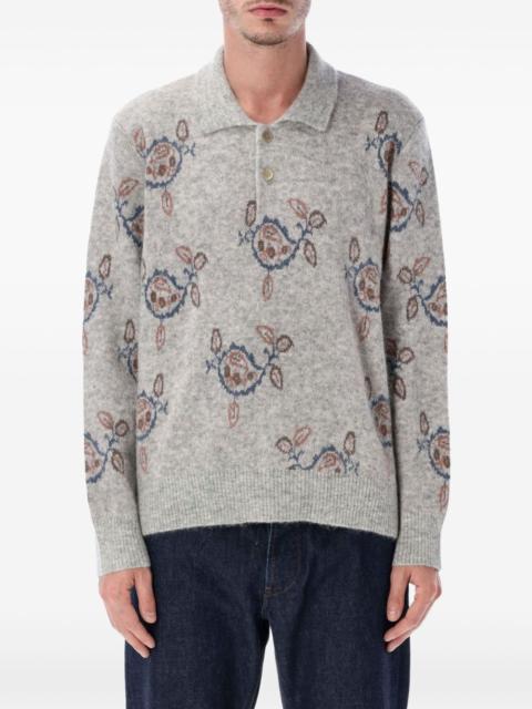 Corridor ribbed-knit polo