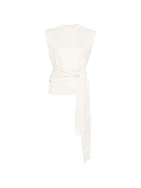 RÓHE wrap-around cut-out top
