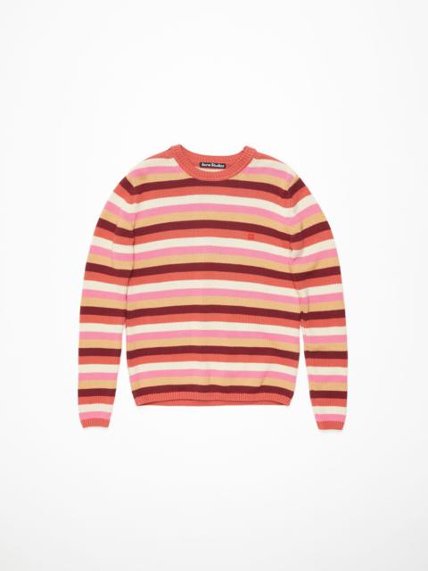 Acne Studios Crew neck sweater - Rusty orange/multi