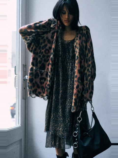 R13 Printed Oversized Cardigan