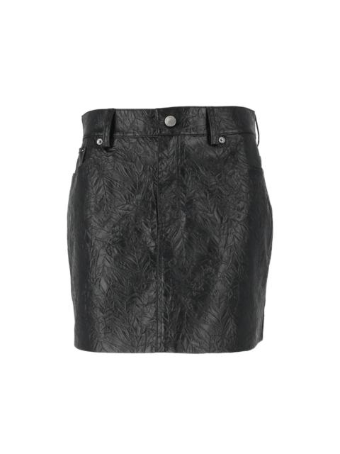 MICHAEL KORS FAUX LEATHER SKIRT