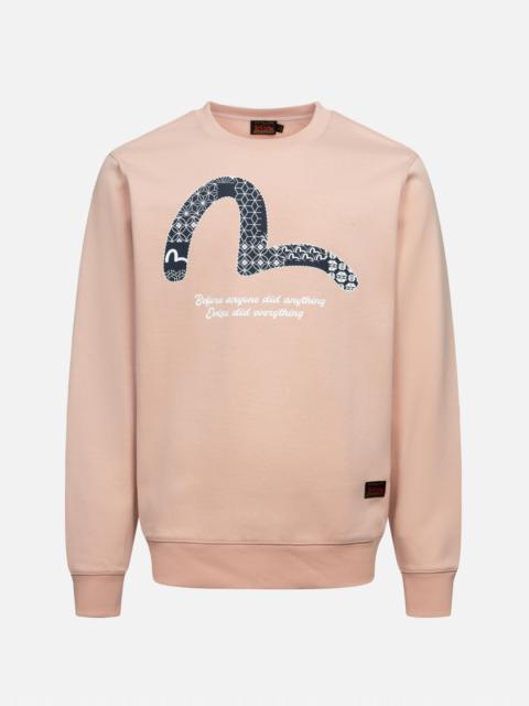 EVISU SEAGULL PRINT REGULAR FIT SWEATSHIRT