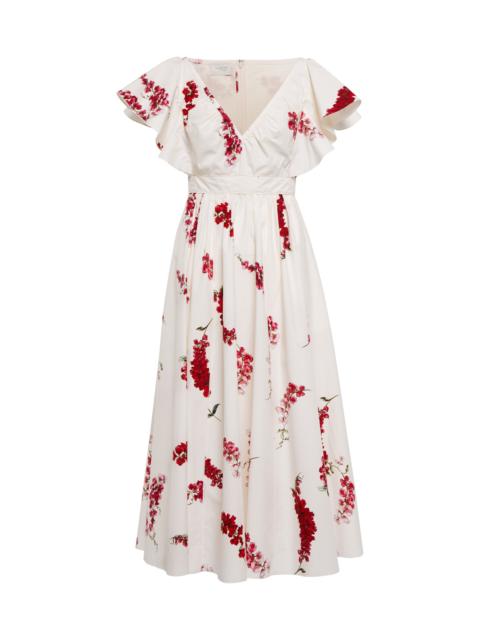GIAMBATTISTA VALLI Floral cotton midi dress