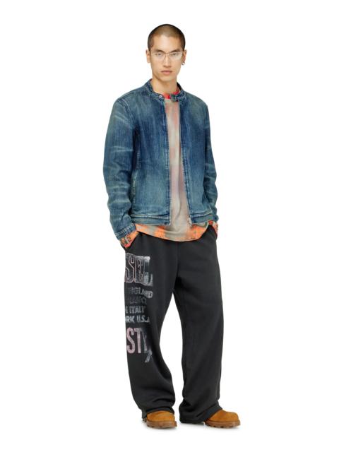 Diesel SWEATPANTS WITH CONCERT GRAPHICS