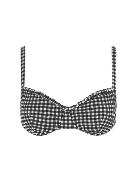 onia Marilyn Bikini Top black/white