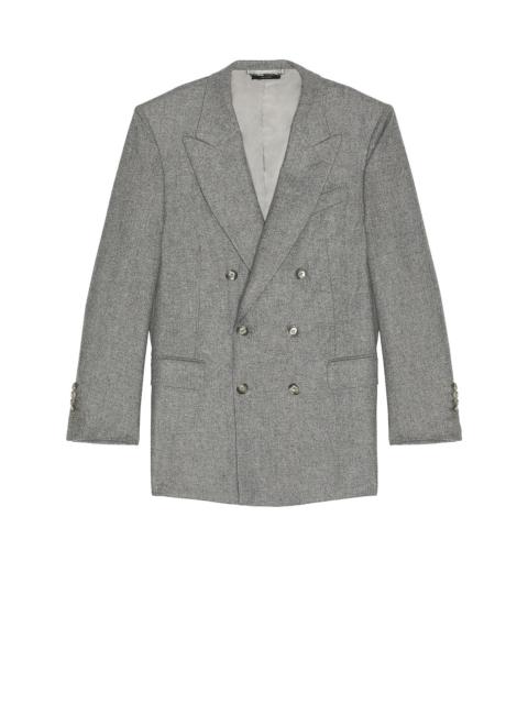 TOM FORD Traditional Flannel Double Breasted Jacket