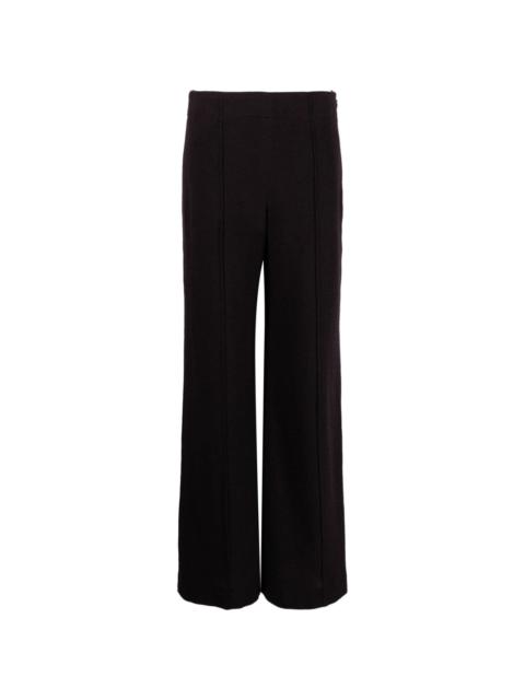 wide-leg tailored trousers