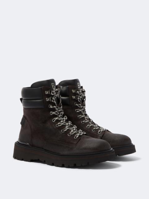 BOGNER Seoul suede lace-up boots