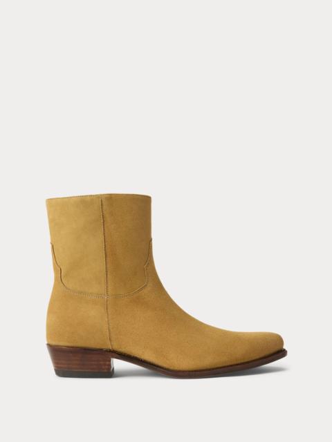 Polo Ralph Lauren Calfskin Suede Western Boot