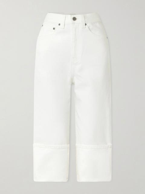 KHAITE Boyle Cropped Low-rise Straight-leg Jeans