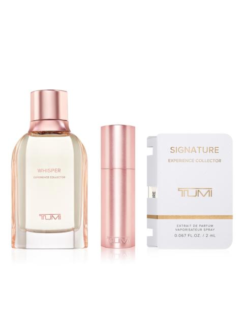 TUMI Women's Experience Collector Whisper Extrait de Parfum 3-Piece Gift Set