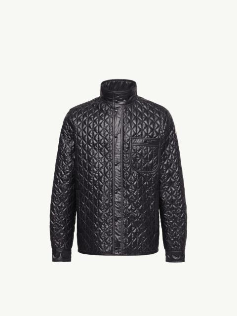 Moncler Cleorine Geometric-Quilted Padded Mid-Length Jacket