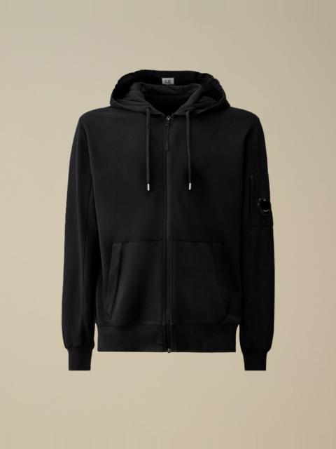 C.P. Company Light Fleece Full Zip Hooded Sweatshirt