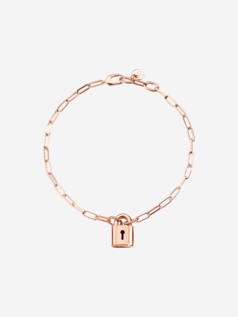 DoDo Gold Plated Silver Lock Bracelet