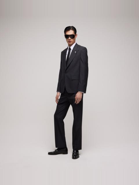 GUCCI Wool pants with Gucci fil coupé