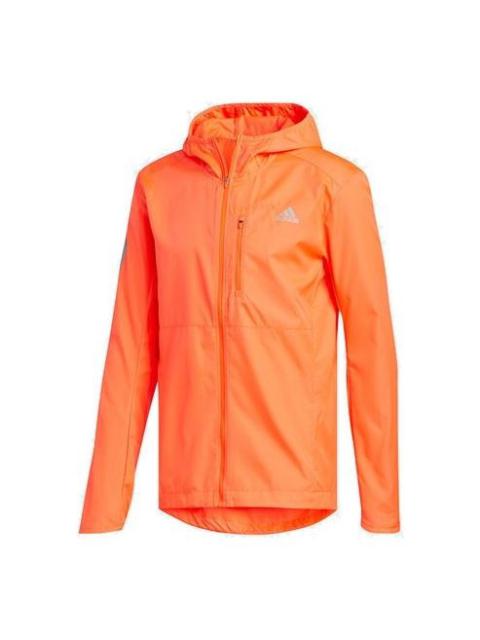 adidas Sports Running Jacket Orange Red FM6926