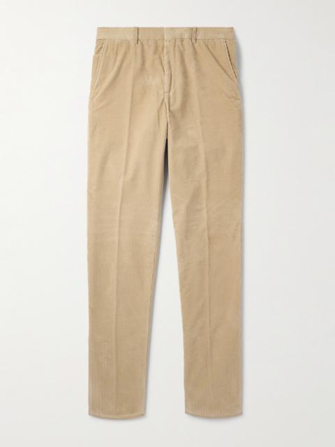 Loro Piana Jarno Hamptons Straight-Leg Cotton-Corduroy Trousers