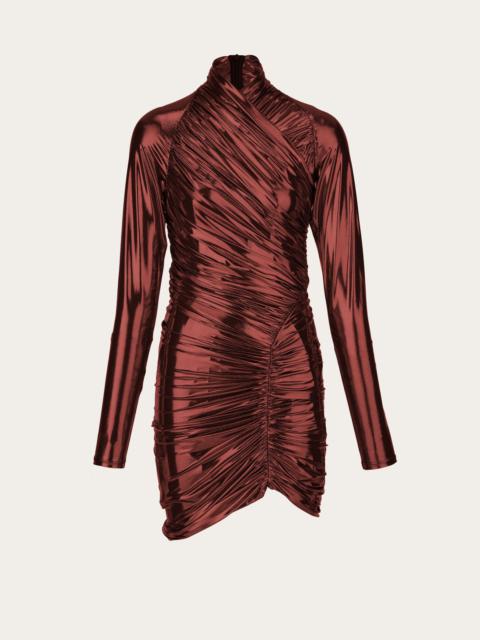 FERRAGAMO Mini drape dress