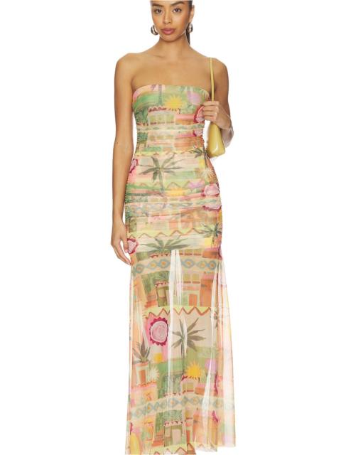 AMANDA UPRICHARD Leo Maxi Dress