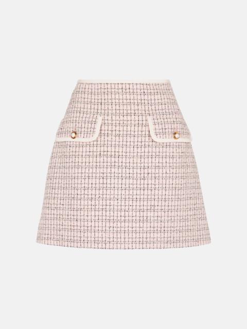 Miu Miu High-rise tweed miniskirt