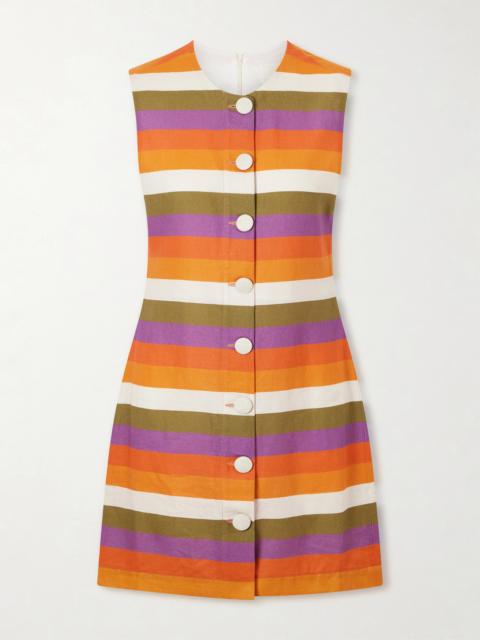 DESTREE Camille Striped Mini Dress