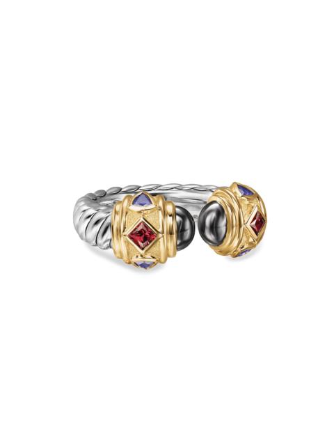 DAVID YURMAN Women's Renaissance Color Ring in Sterling Silver - Hematine
