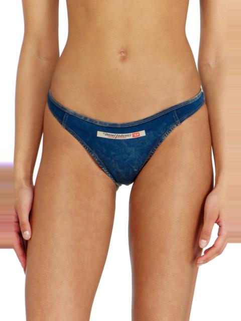 Diesel COTTON BRAZILIAN BRIEFS WITH DENIM EFFECT