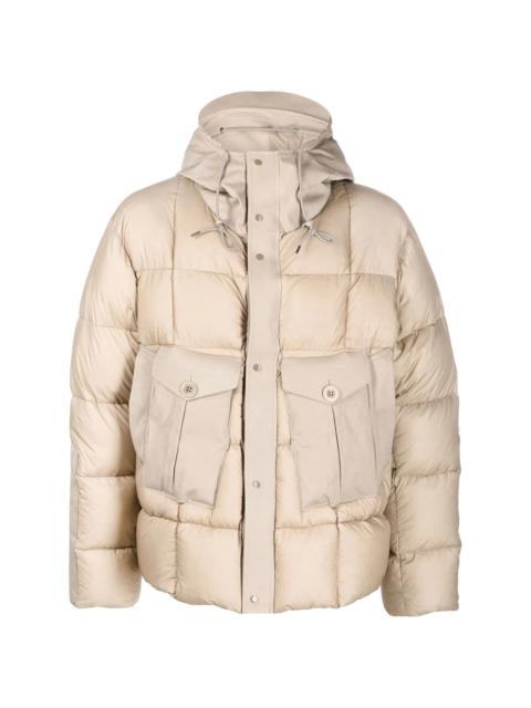 hooded padded jacket
