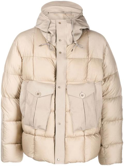 hooded padded jacket