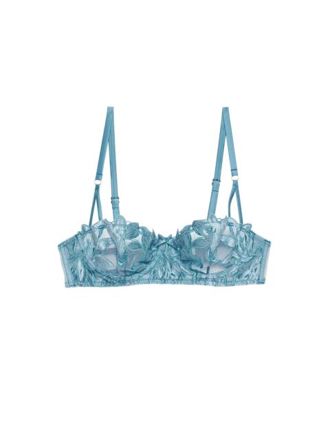 Fleur du Mal Lily Embroidery Balconette Bra