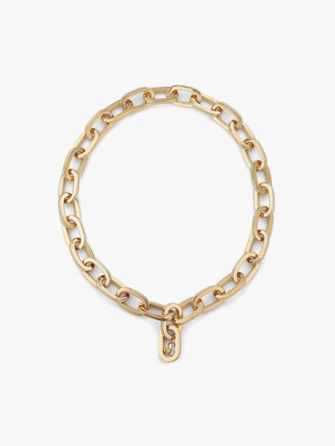 JIMMY CHOO JC Chain Necklace
Gold-Finish Metal JC Chain Necklace