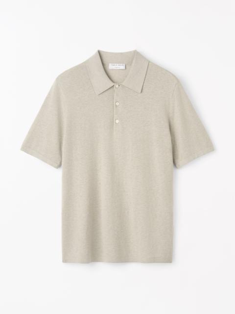 TIGER OF SWEDEN Erros Cotton-Linen Polo Shirt