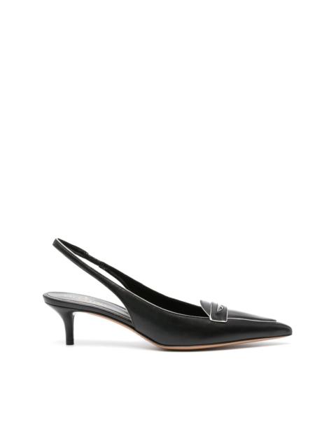 Valentino 50mm slingback pumps