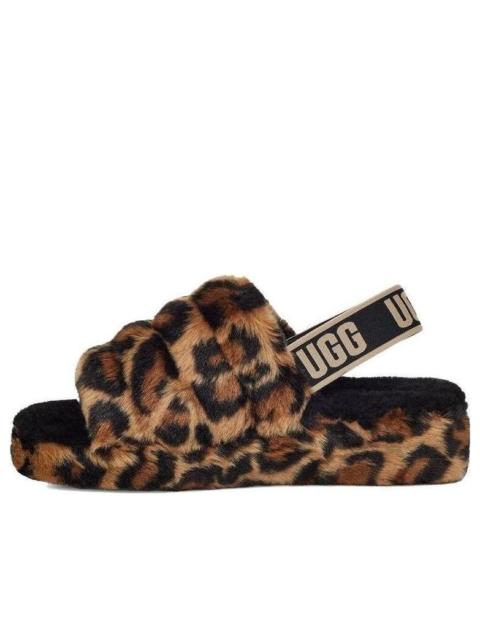 UGG (WMNS) UGG Fluff Yeah 'Leopard' 1130883-NAT