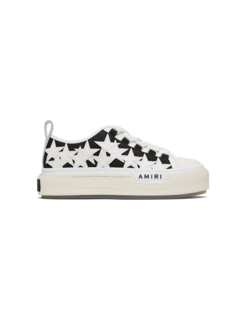 AMIRI Black & White Stars Court Low Sneakers