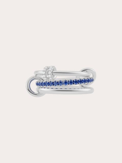 Spinelli Kilcollin Diamond & Sapphire Raneth Bleu Ring