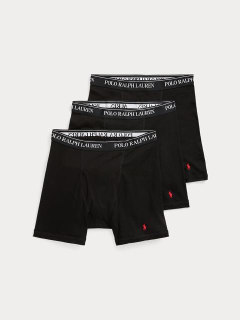 Polo Ralph Lauren Cotton Wicking Boxer Brief 3-Pack
