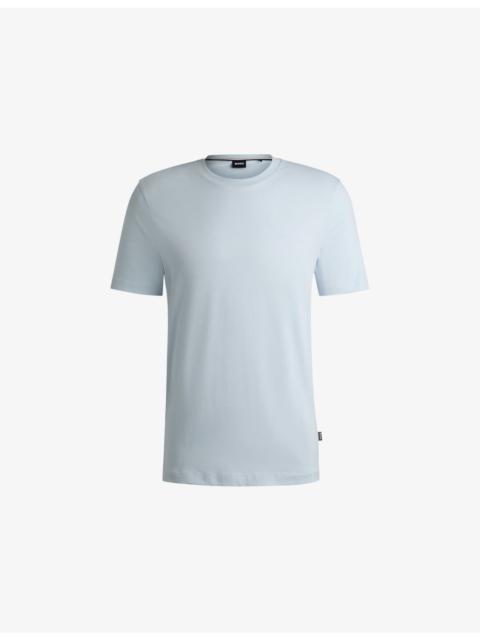 BOSS Logo-print regular-fit cotton T-shirt