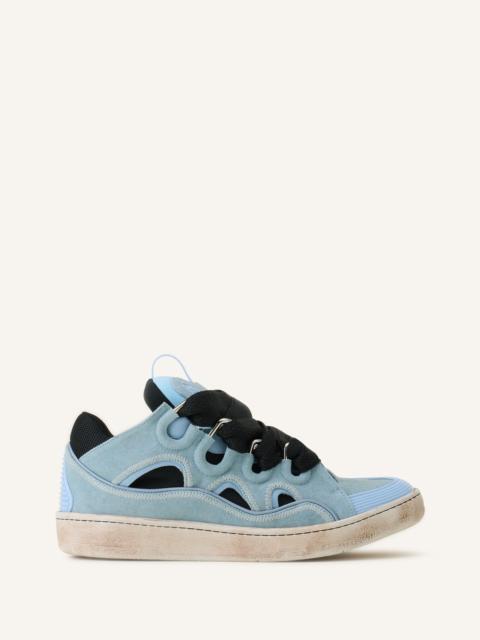 BLUE CURB CANVAS SNEAKERS