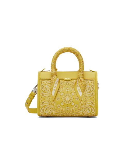 AMIRI Yellow Bandana Micro Triangle Bag