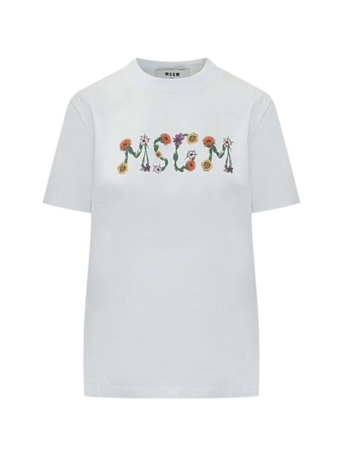 MSGM floral T-shirt