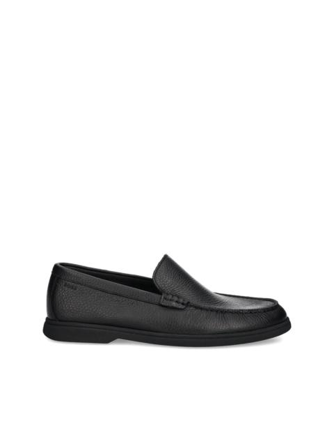 BOSS Sienne leather slip-on loafers