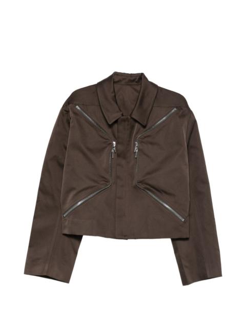Rick Owens zip cropped jacket